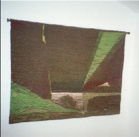 Z vstavy A. tulcov - zelen tapisrie